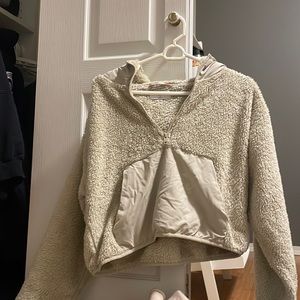 Tan Cropped tan sweater never worn